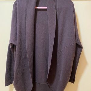 Athleta women’s opened front cardigan. Size M. 80% wool, 20% cashmere.